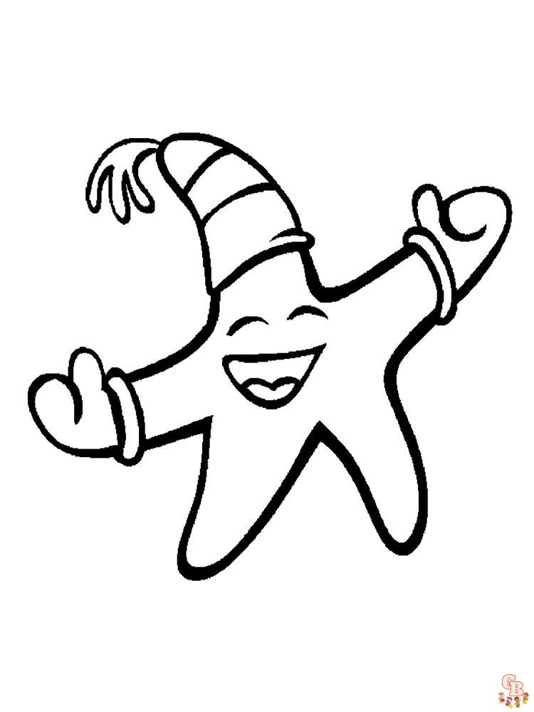 Starfish Coloring Pages