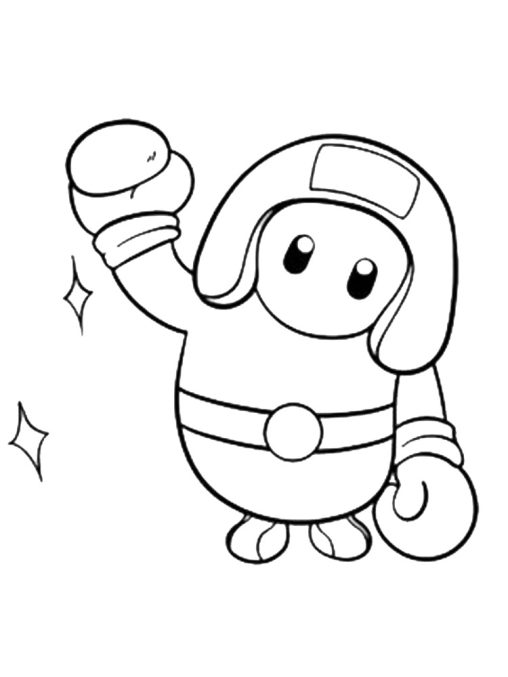 Stumble Guys Coloring Pages Free Printable for Kids