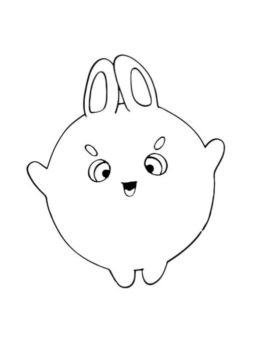 Sunny Bunnies Coloring Pages Printable and Free - GBcoloring