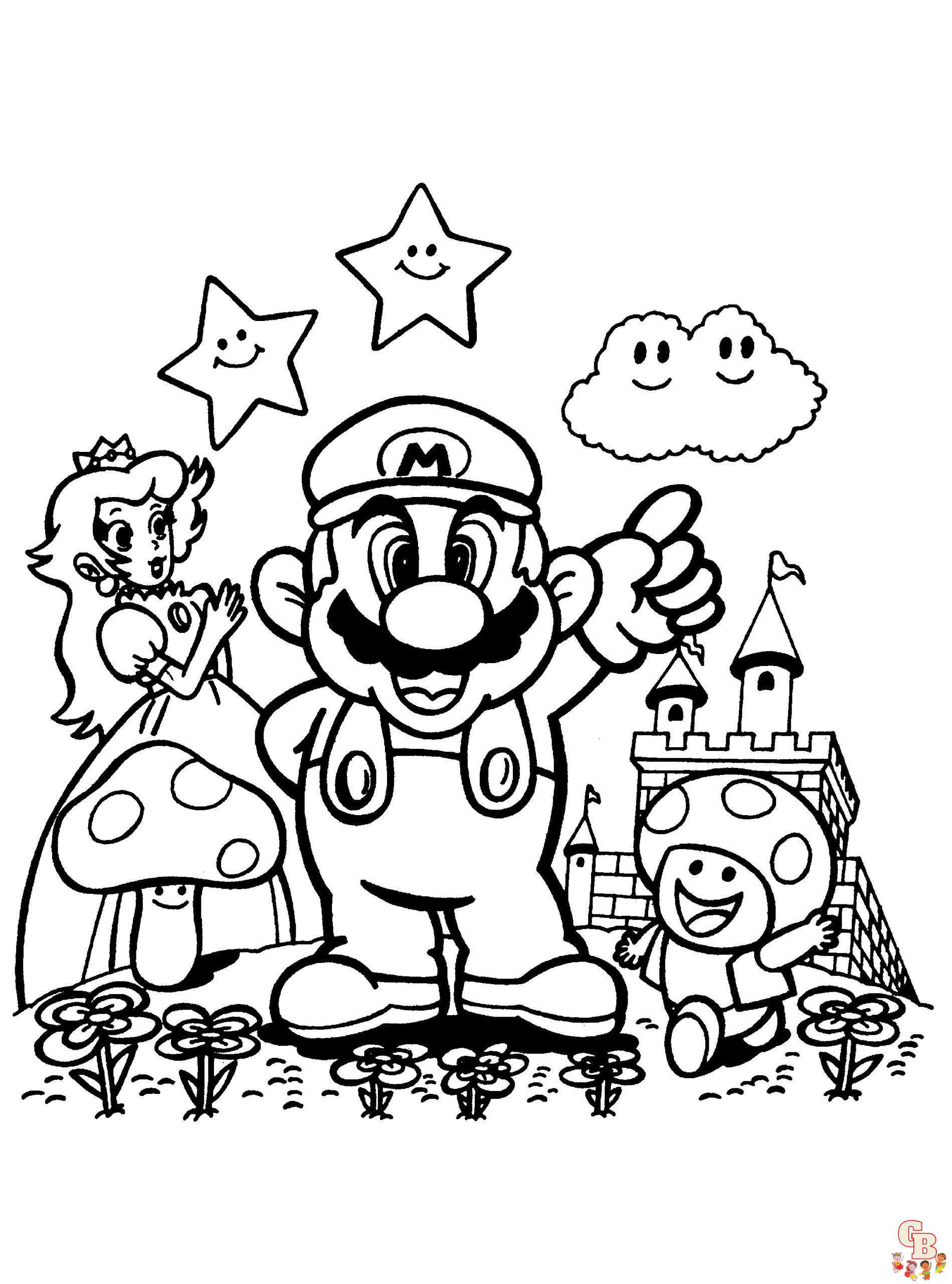 Super Mario Coloring Pages 17