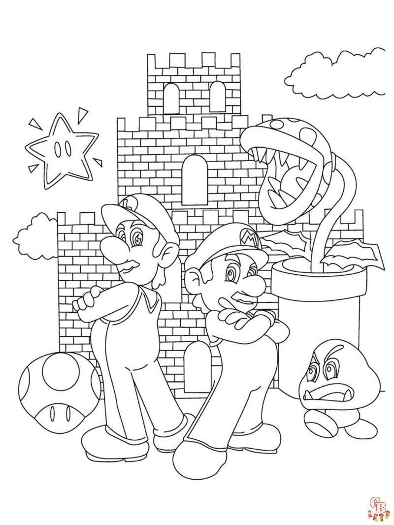 Super Mario Coloring Pages 20