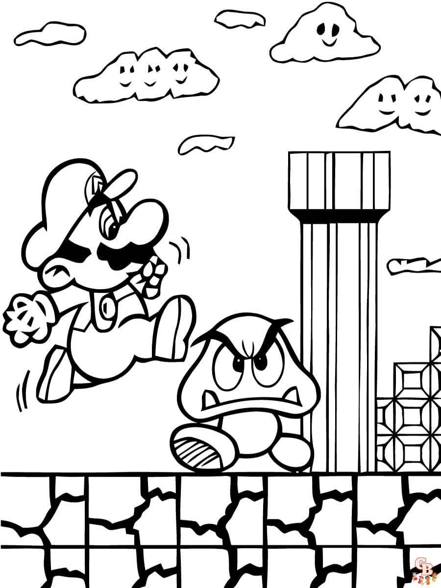 Super Mario Coloring Pages 25