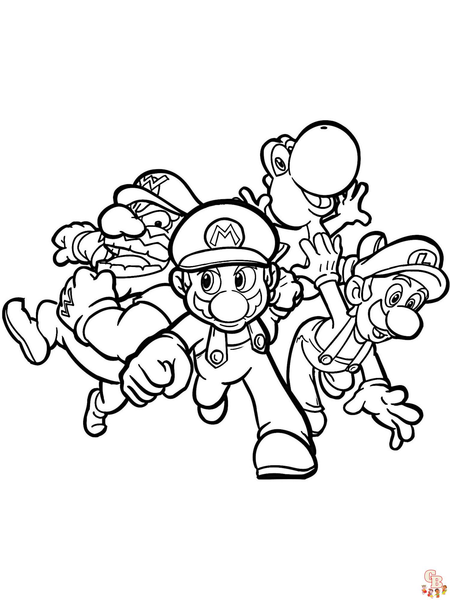 Super Mario Para Colorear 3