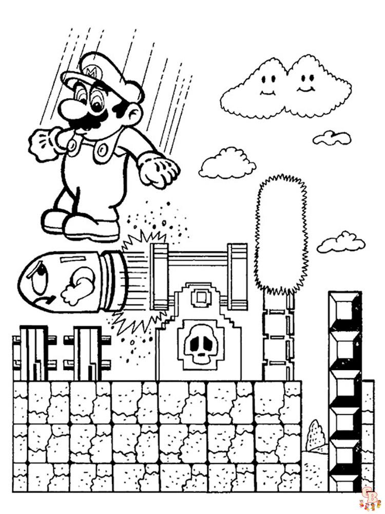 Super Mario Coloring Pages 30