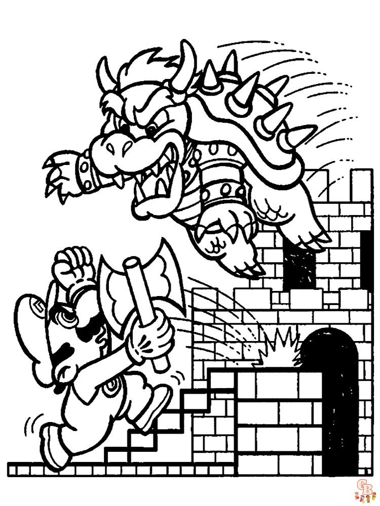 Super Mario Coloring Pages 37