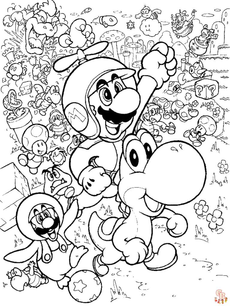 Super Mario Coloring Pages 40