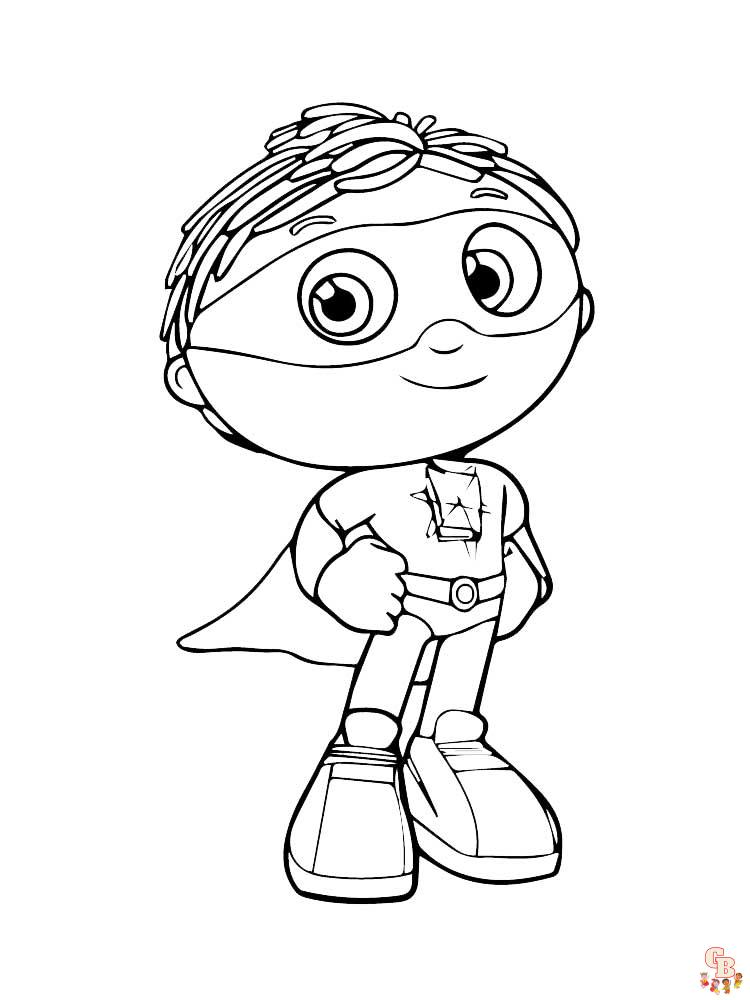Super Why Coloring Pages 11