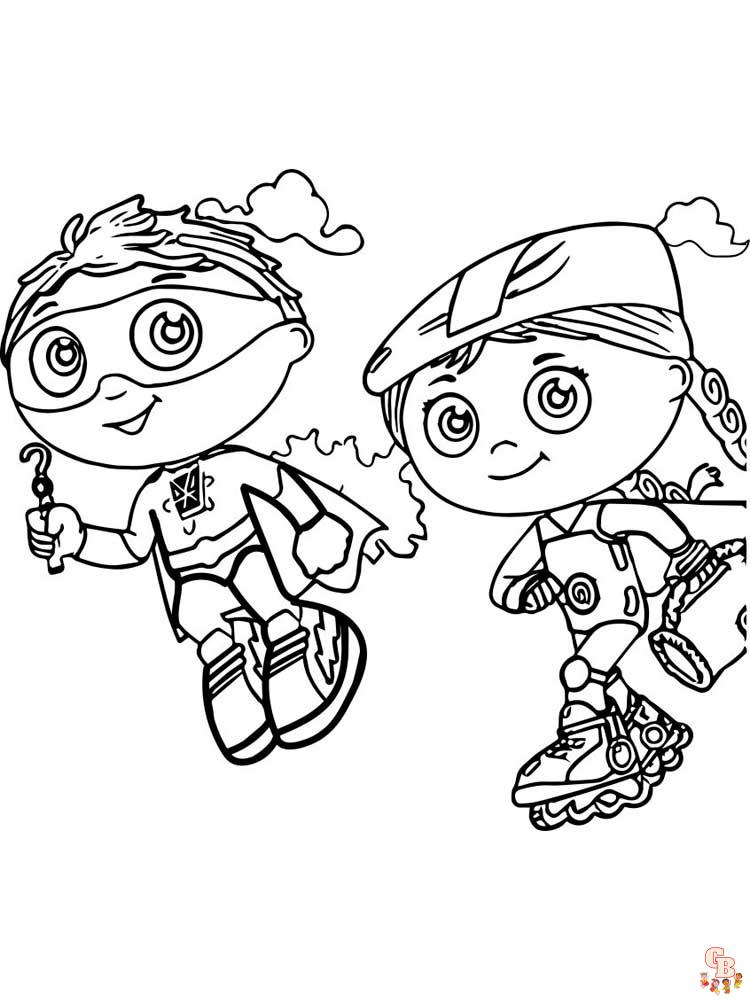 Super Why Coloring Pages 12