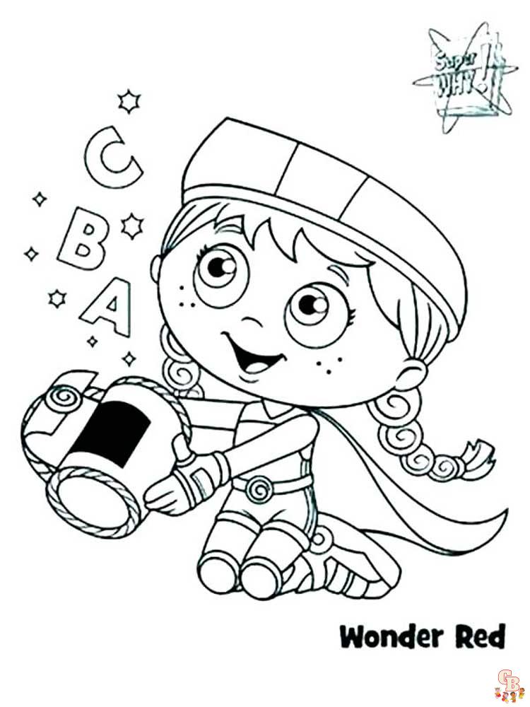 Super Why Coloring Pages 14