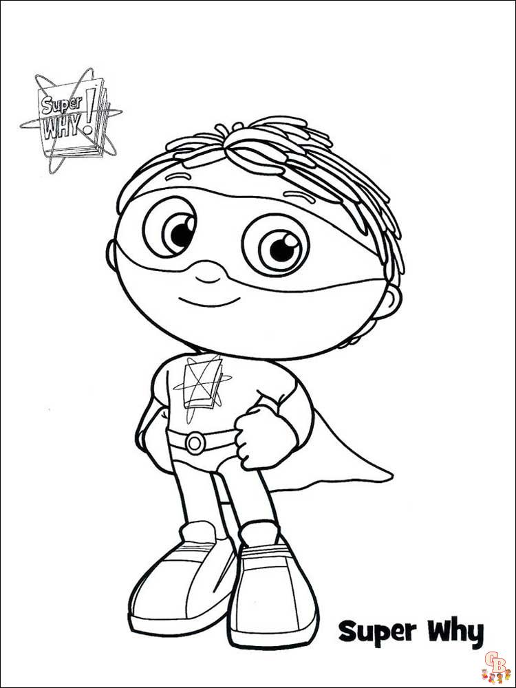 Super Why Coloring Pages 3
