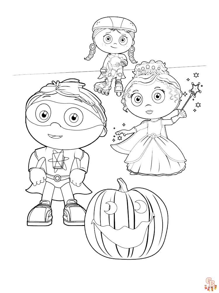 Super Why Coloring Pages 8