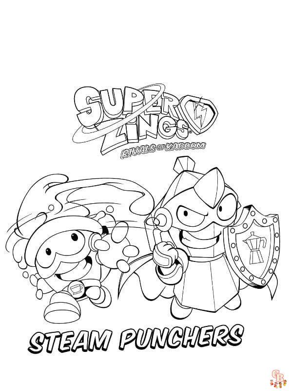 Superzing Coloring Pages
