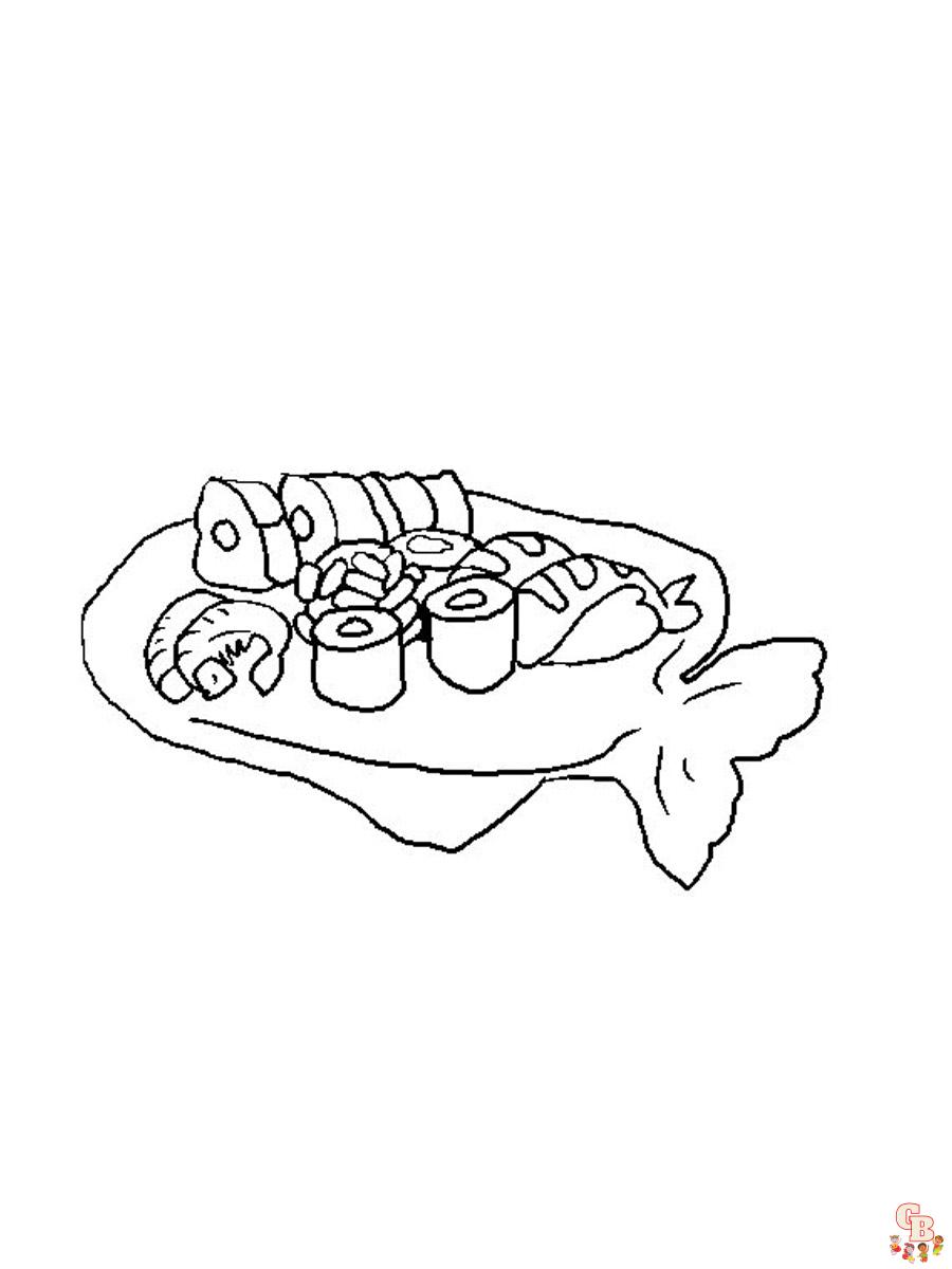 Sushi Coloring Pages 18