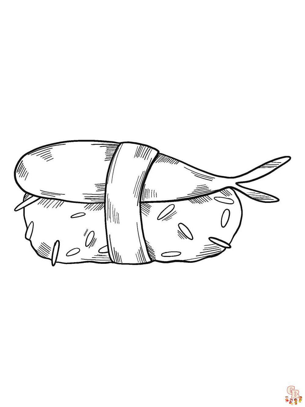 Sushi Coloring Pages 20