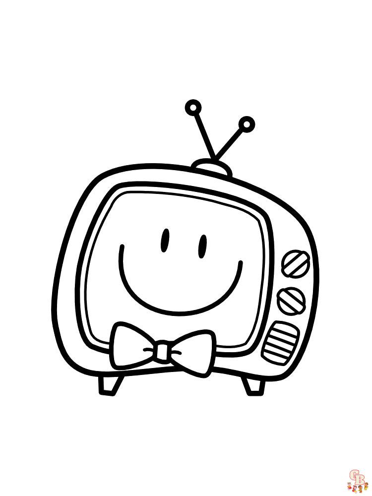 TV Coloring Pages