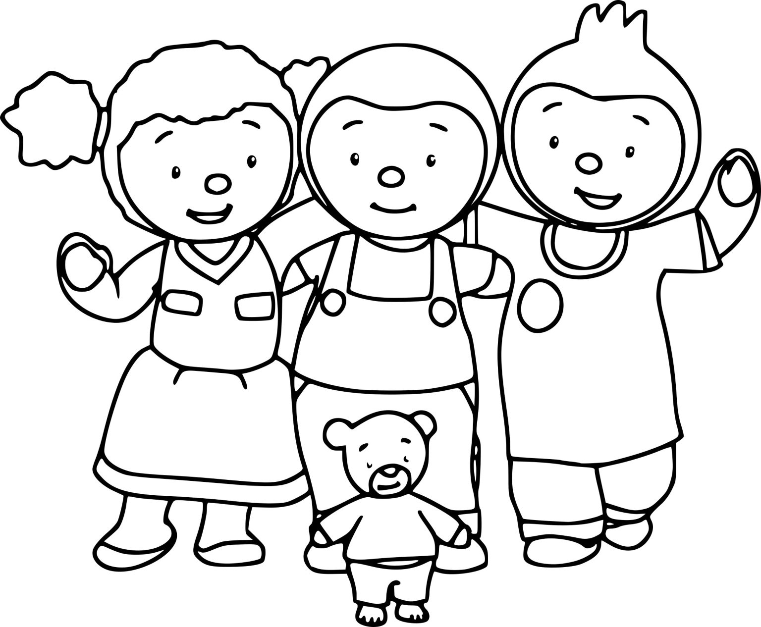 Fun T'choupi Coloring Pages Printable for kids