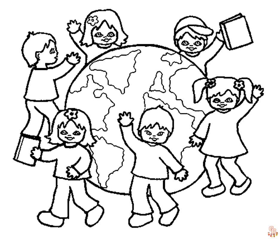 The World Coloring Pages