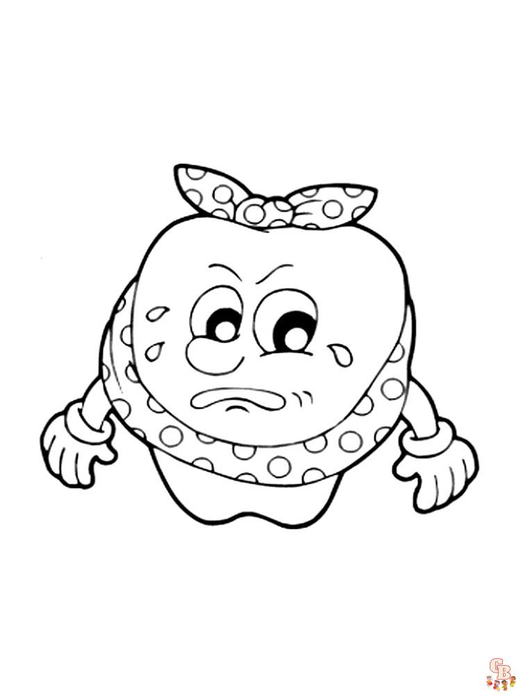 Tooth coloring pages 28