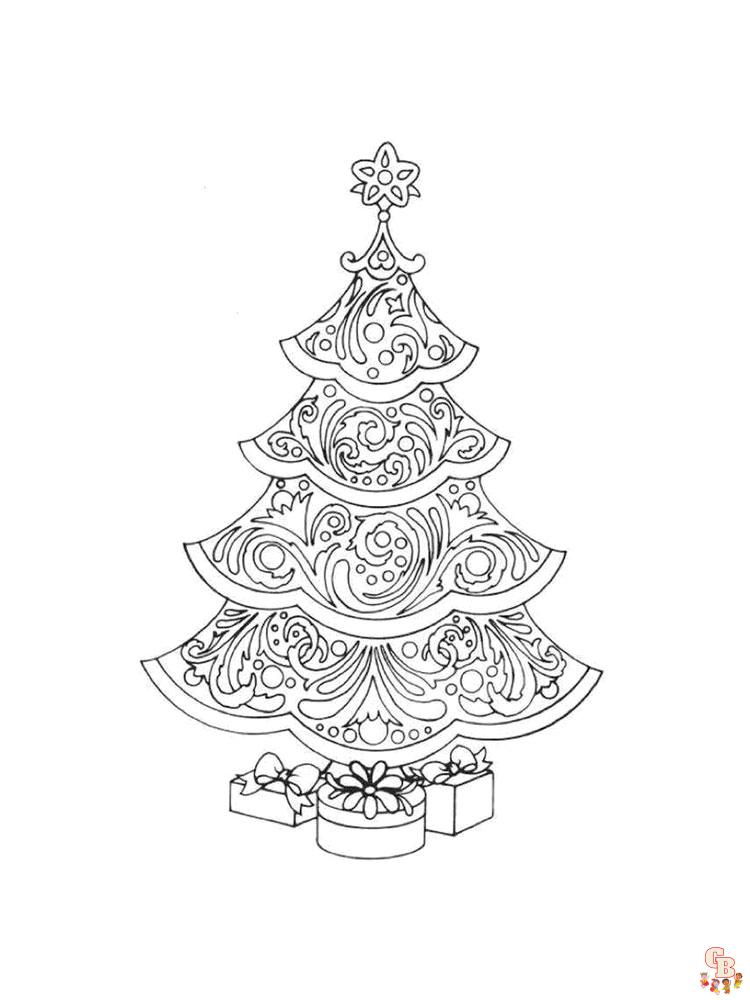Tree Coloring Pages