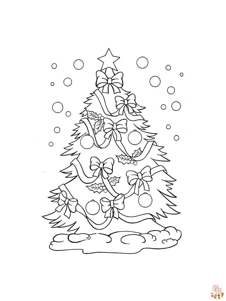 Tree Coloring Pages