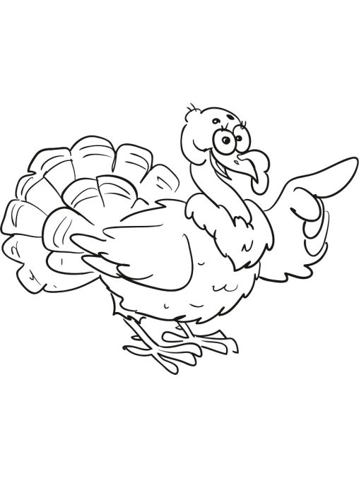 Enjoy Free Turkey Coloring Pages Printable and Have Fun