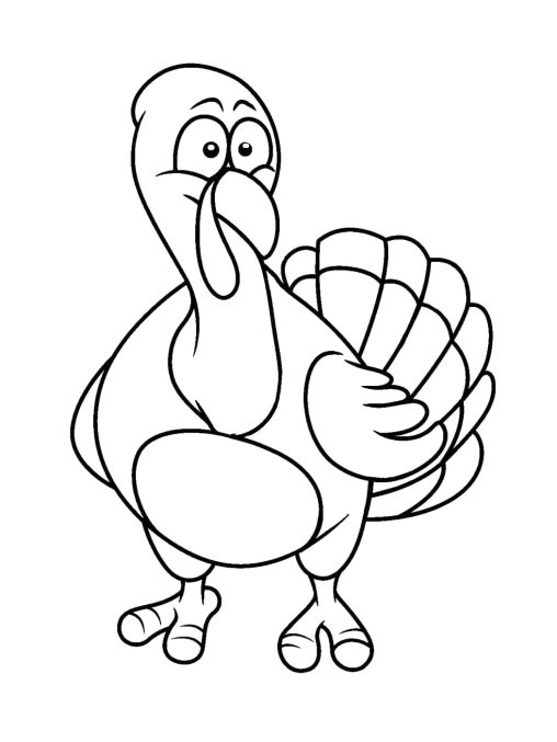 Enjoy Free Turkey Coloring Pages Printable and Have Fun