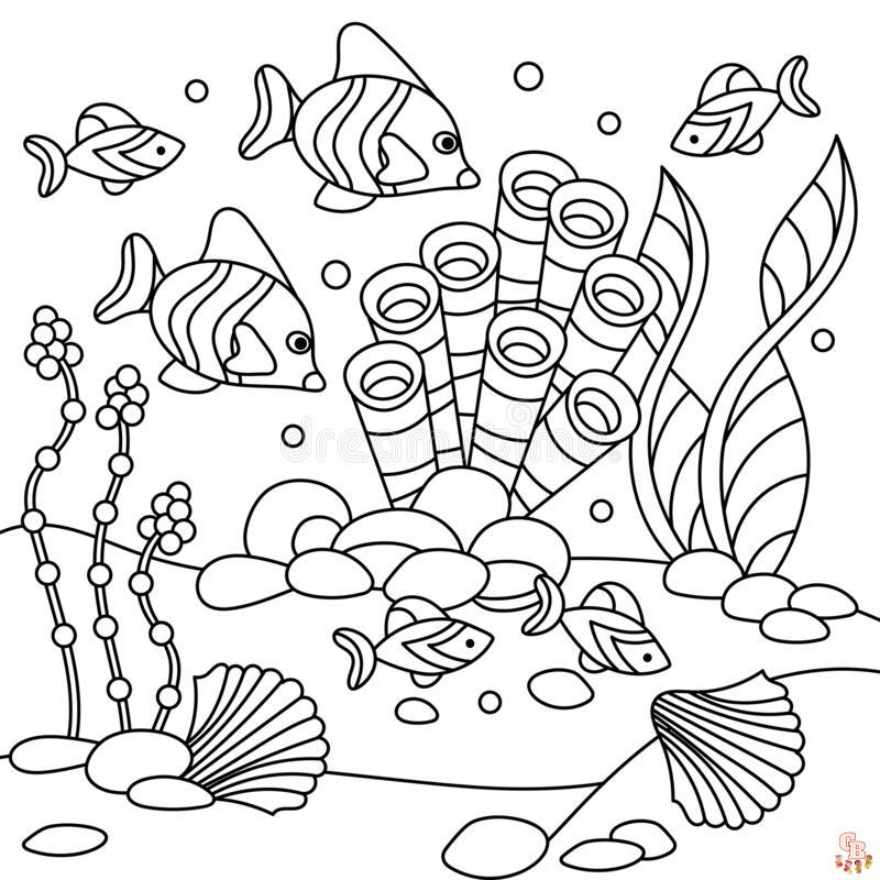 Under Sea Coloring Pages 12