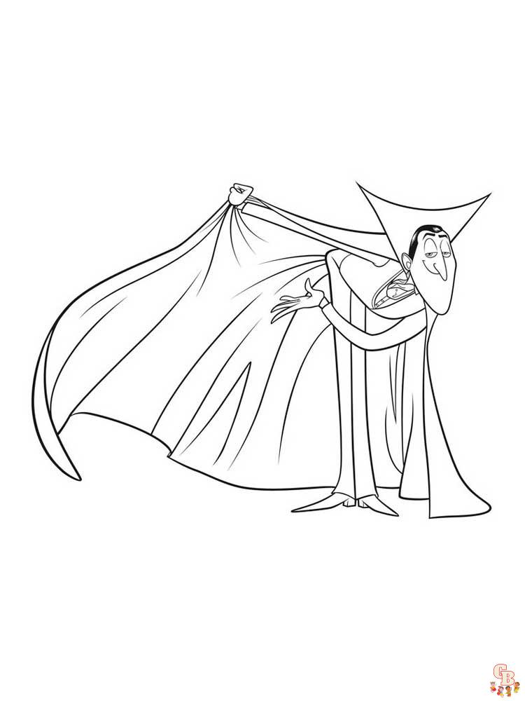 Vampire Coloring Pages 12