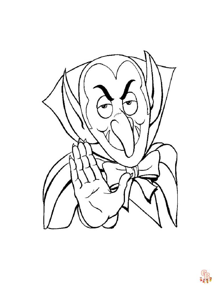 Vampire Coloring Pages 14