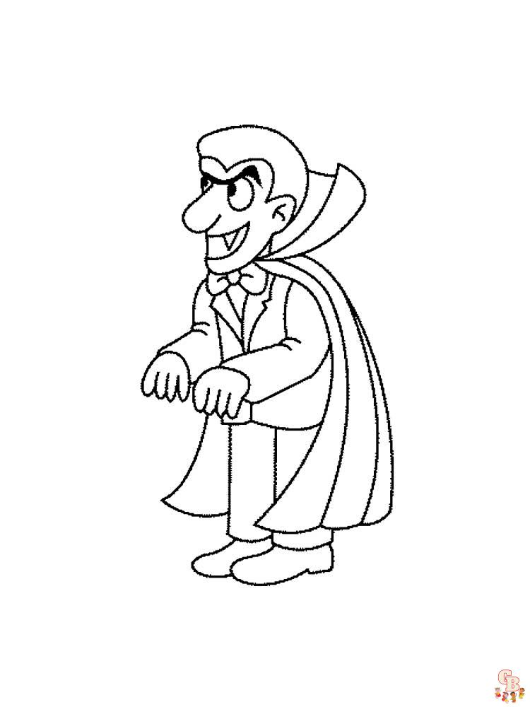 Vampire Coloring Pages 2