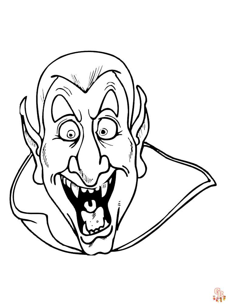 Vampire Coloring Pages 3