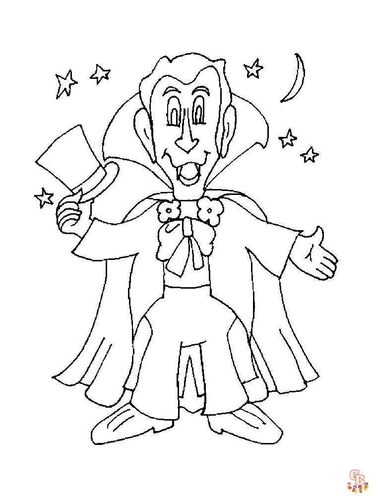 Vampire Coloring Pages 6