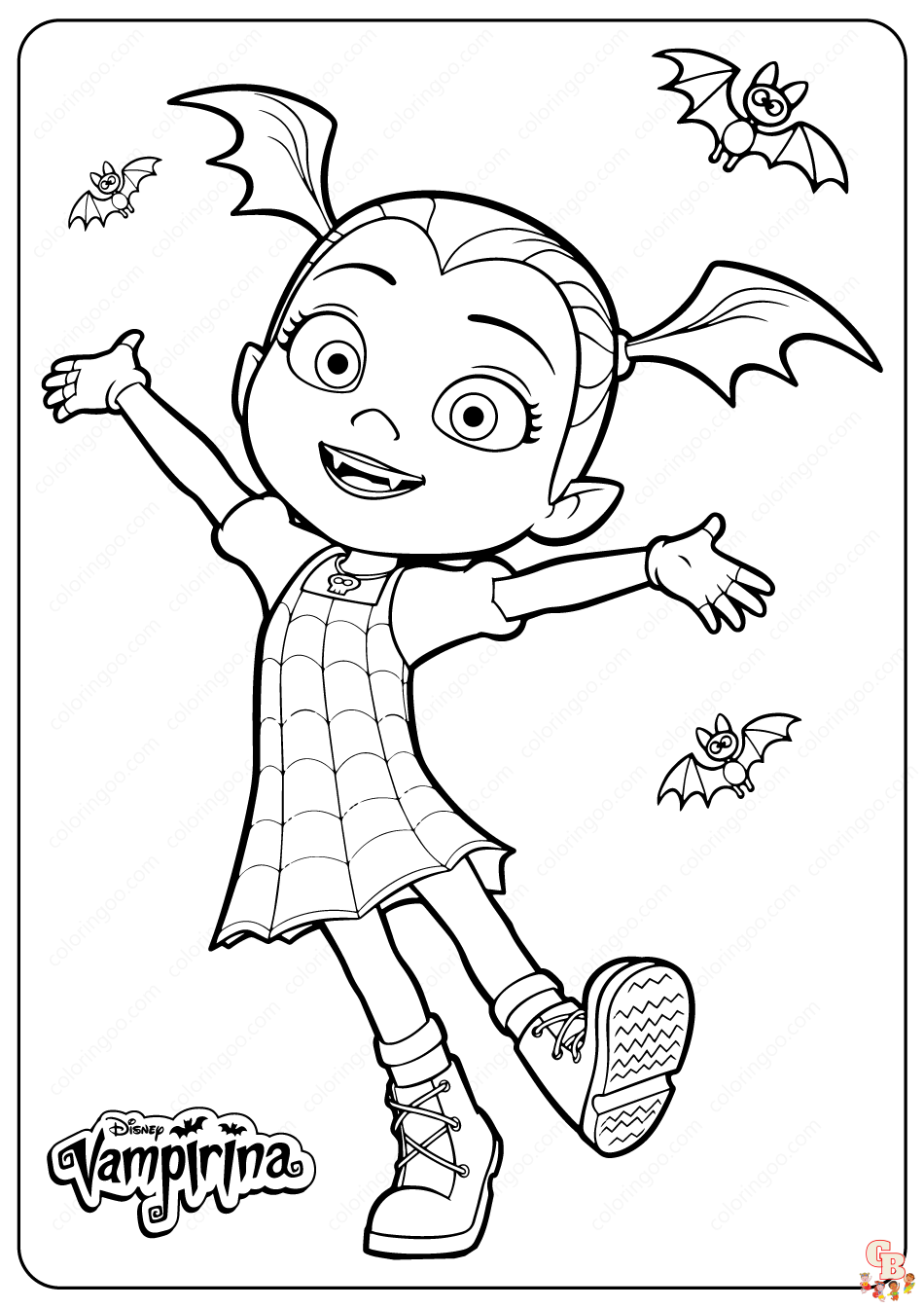 Vampirina Coloring Pages - Best Coloring Pages For Kids  Halloween  coloring pages, Coloring pages, Coloring books