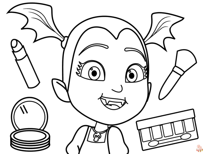 Vampirina coloring pages 4