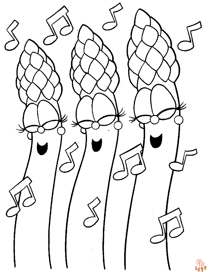 Vegetable Coloring Pages