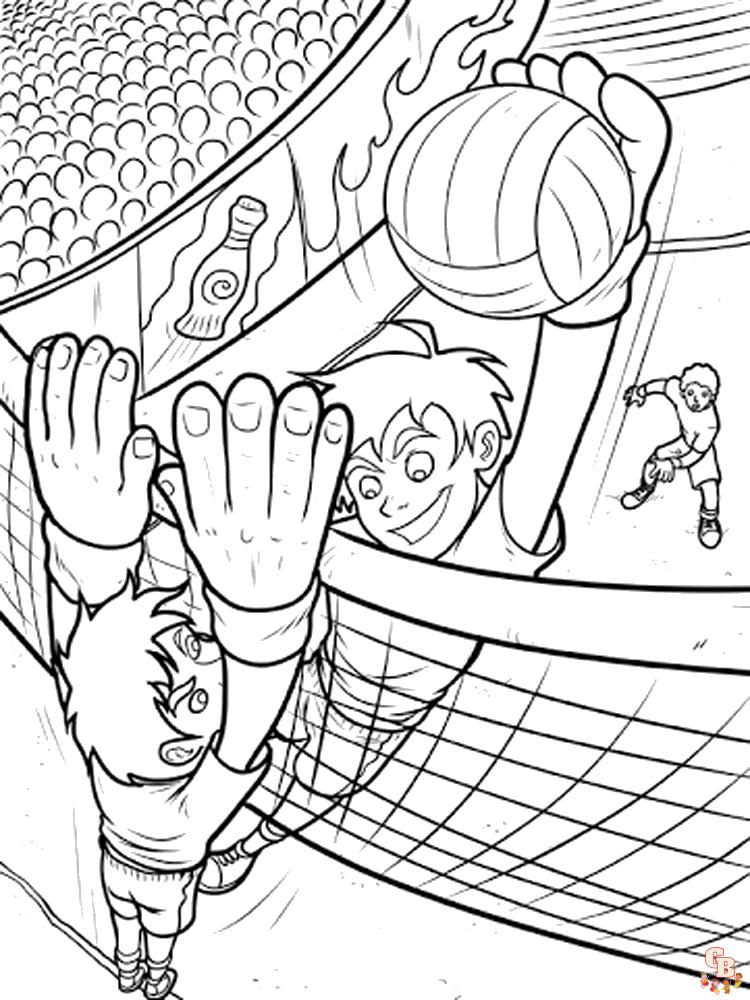 Volleyball Coloring Pages 5