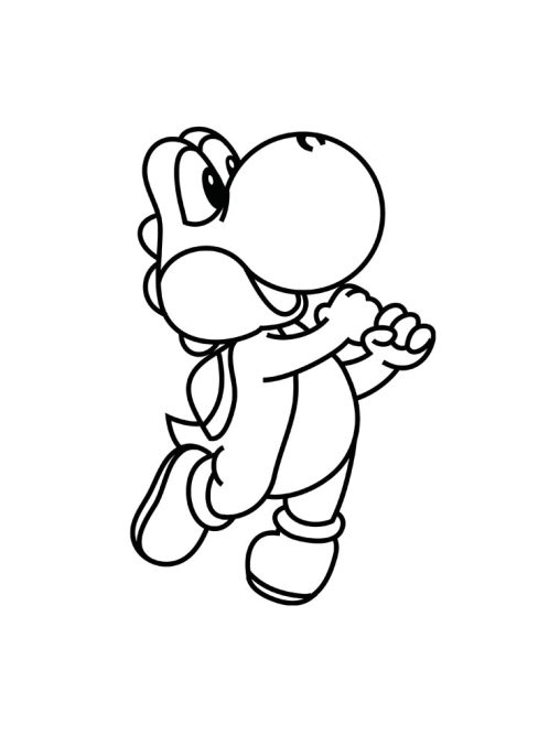 Yoshi Coloring Pages: Free and Printable for Kids