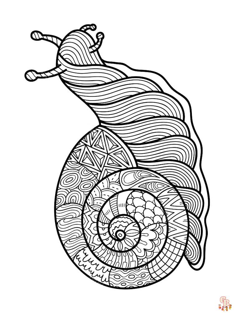 Zentangle Insect Coloring Pages 20