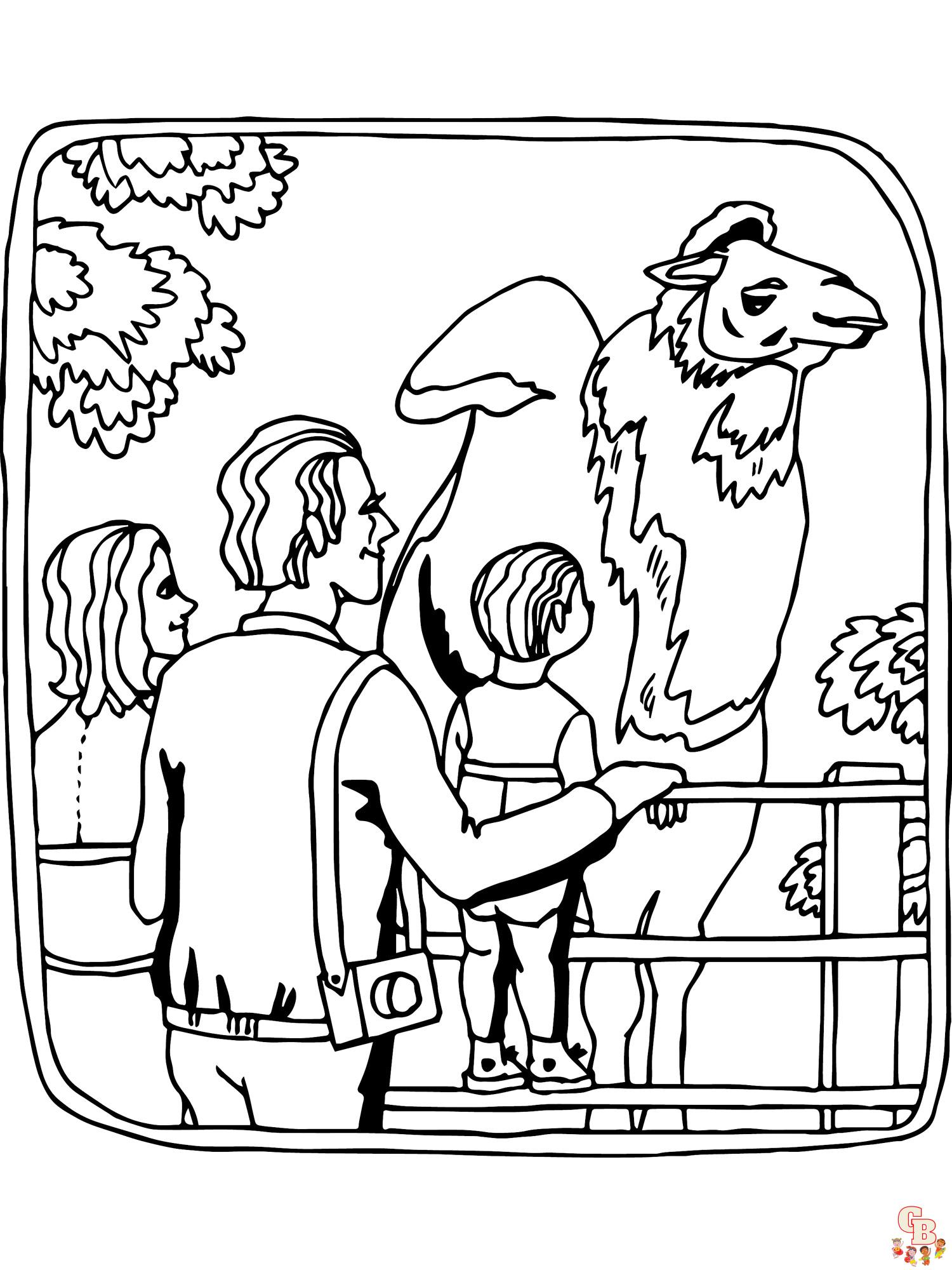 Zoo Coloring Pages 1