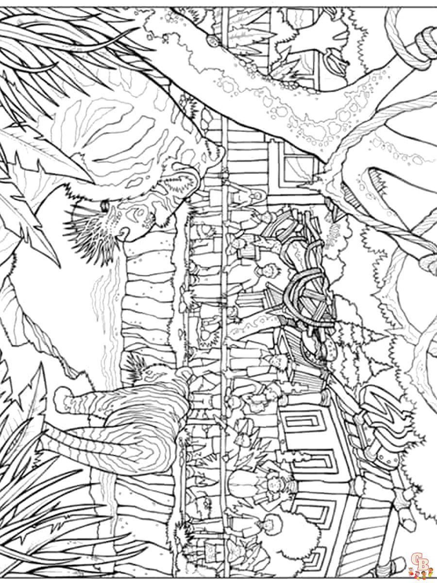 Zoo Coloring Pages 11
