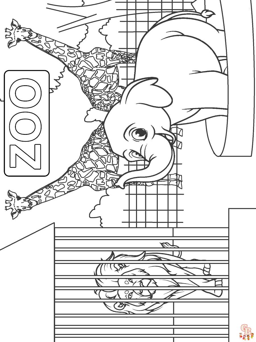 Zoo Coloring Pages 15