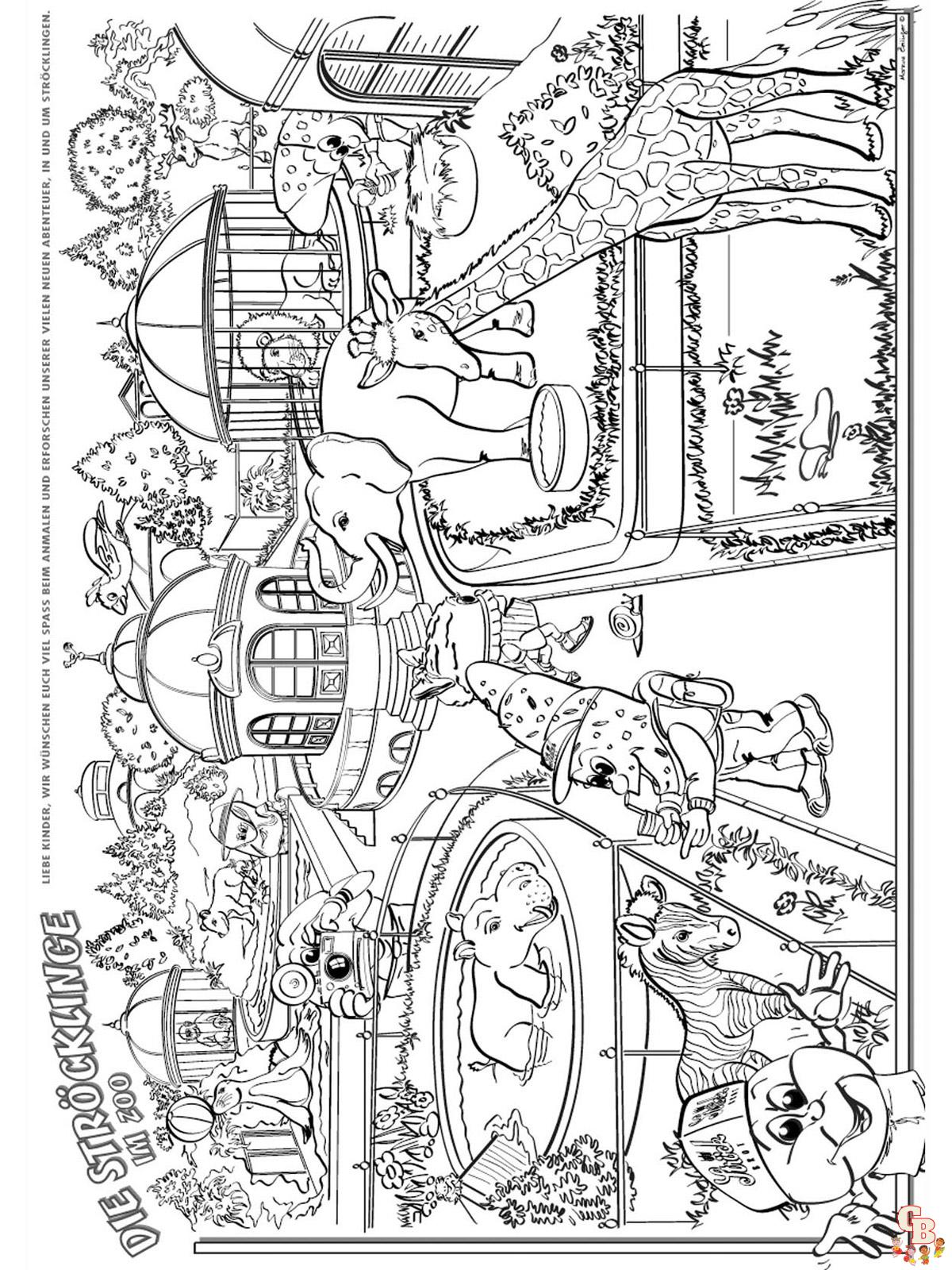 Zoo Coloring Pages 17