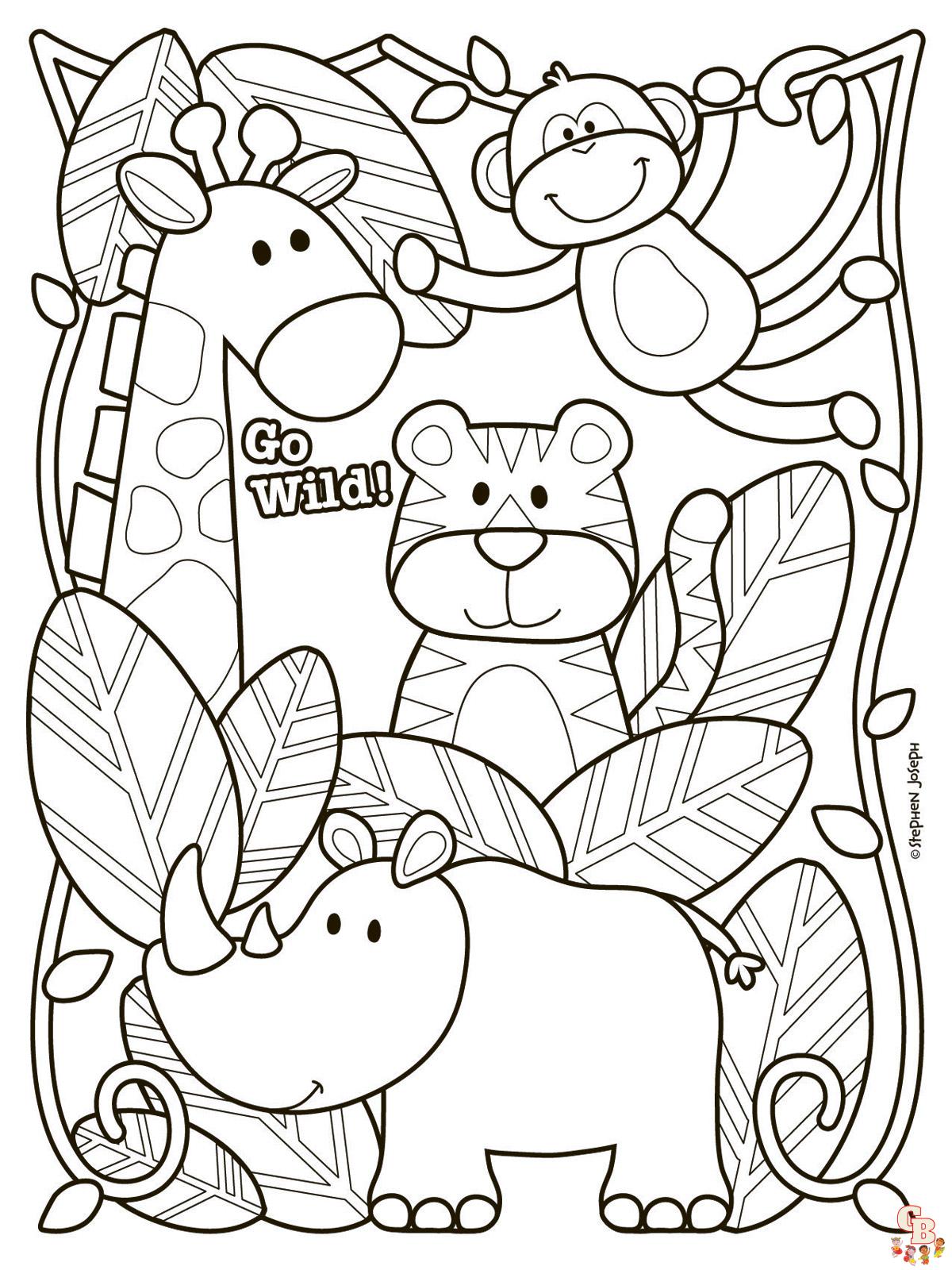 Zoo Coloring Pages 5