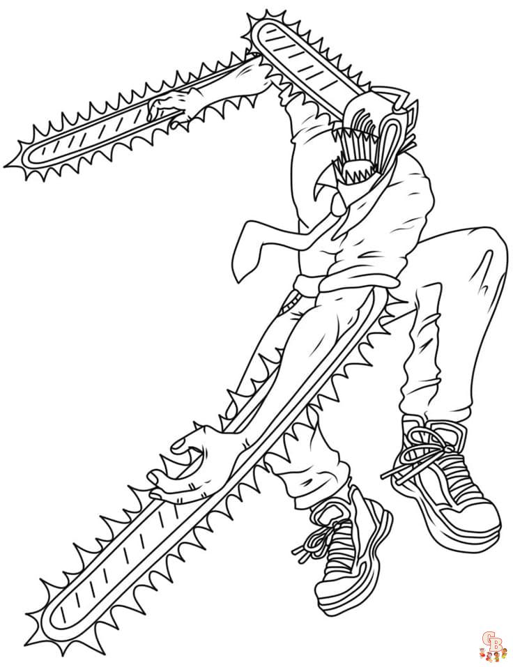 Chainsaw Man [Chpt. 4]🎨 : r/mangacoloring