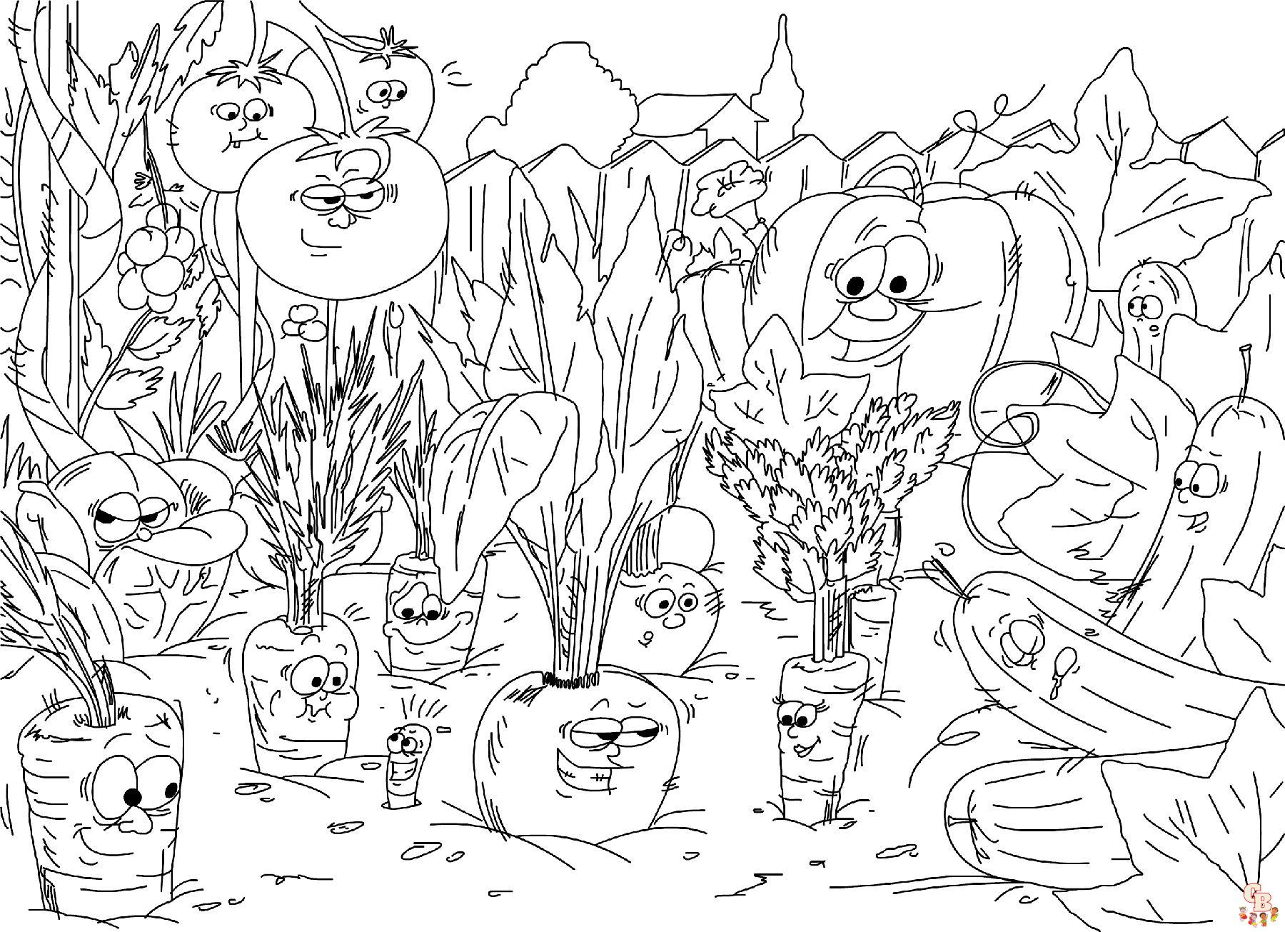 garden coloring pages 10