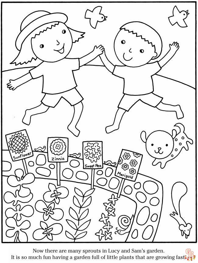 garden coloring pages 12