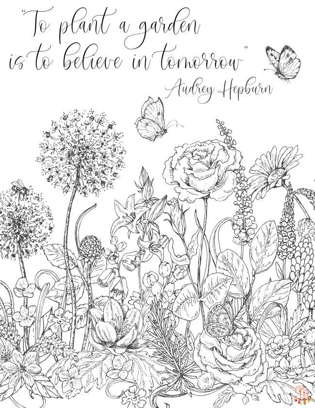 garden coloring pages 14