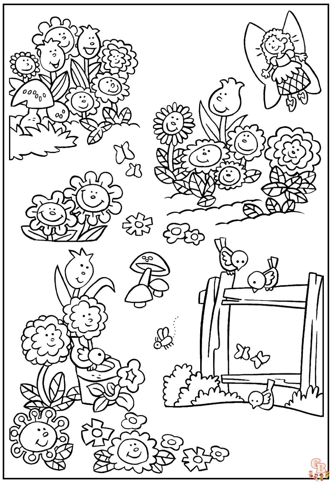 garden coloring pages 16