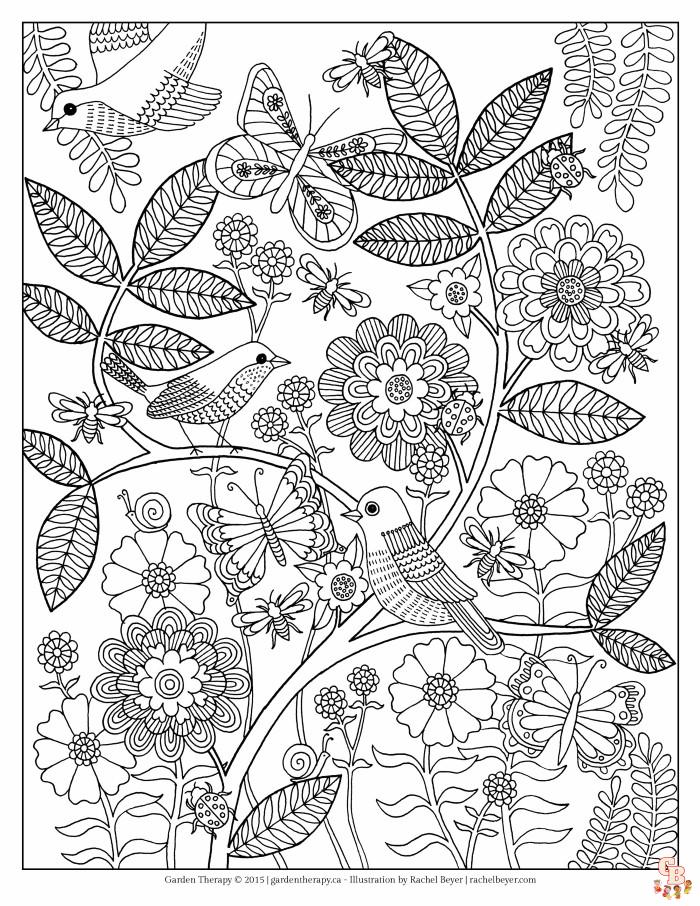 garden coloring pages 19