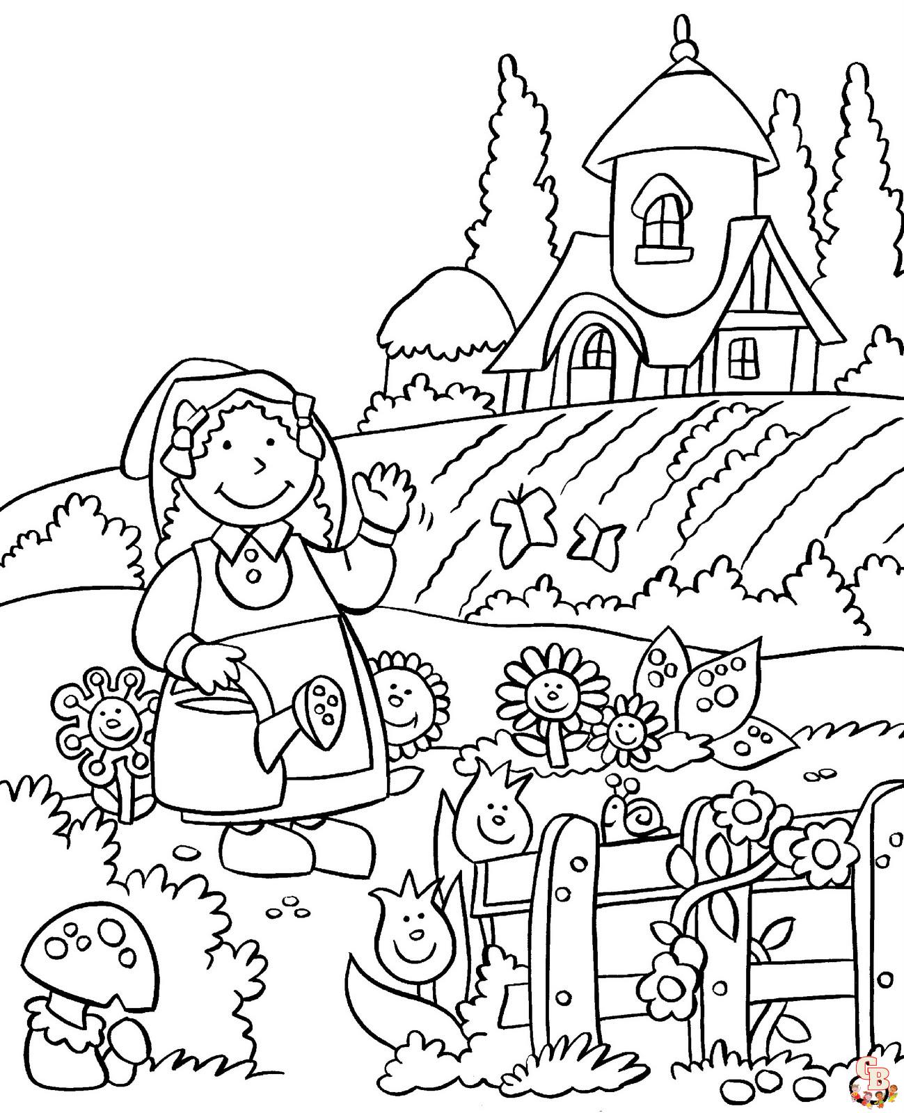garden coloring pages 41